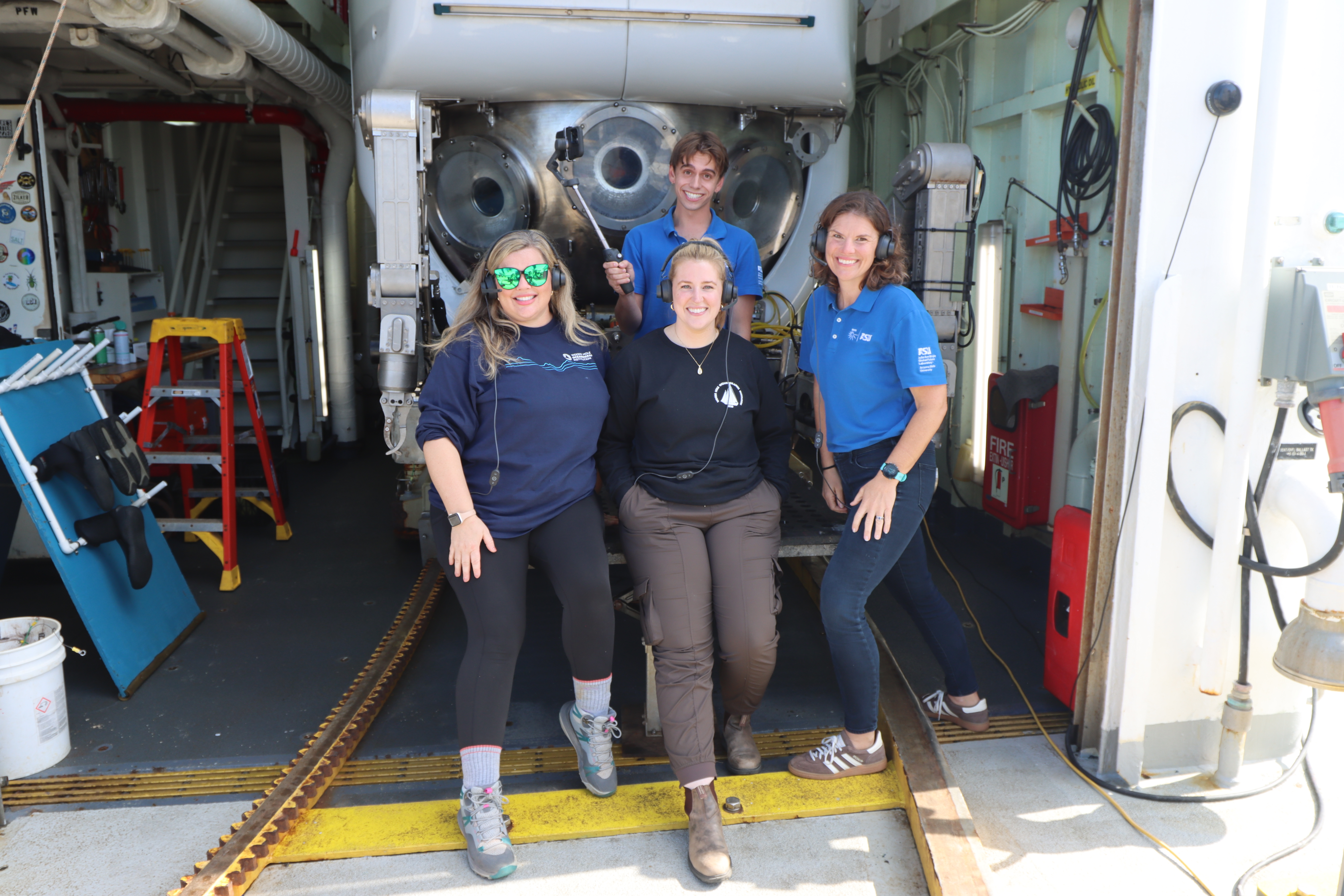 Ship-to-Shore comms team